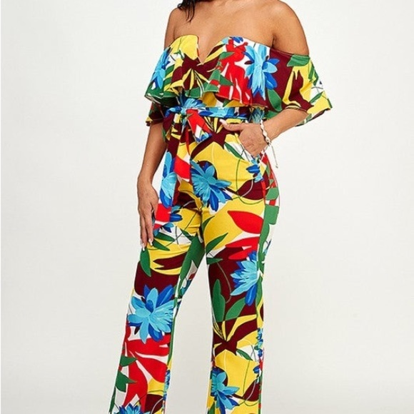 Floral Jumpsuit- LAST ONE - Picture 3 of 3